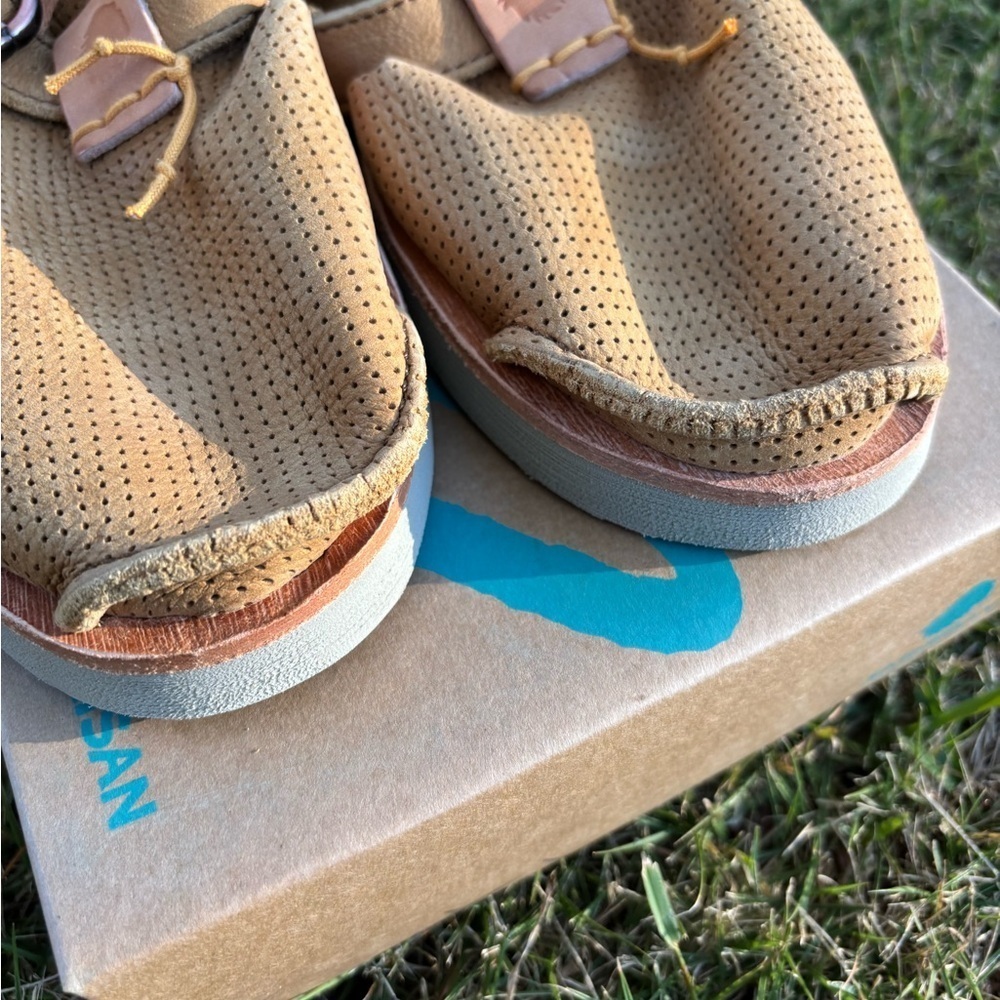 Satorisan Handmade Perforated Marnie Suede shoes SUNDANCE!Woman Sz 38 7/7.5 US - Picture 6 of 16